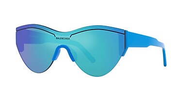 Balenciaga hot sale sunglasses blue