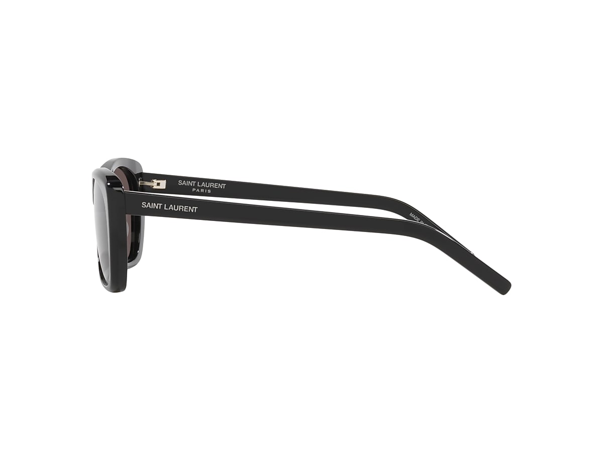 Saint Laurent SL 613 M (58 - 16) with Black lenses and Black