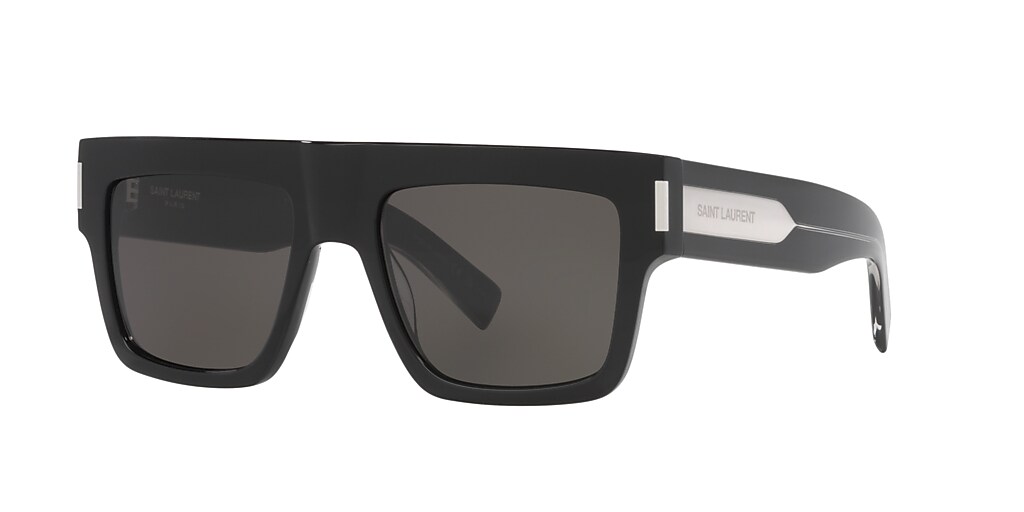 Saint Laurent SL 628 55 Black & Black Sunglasses | Sunglass Hut USA