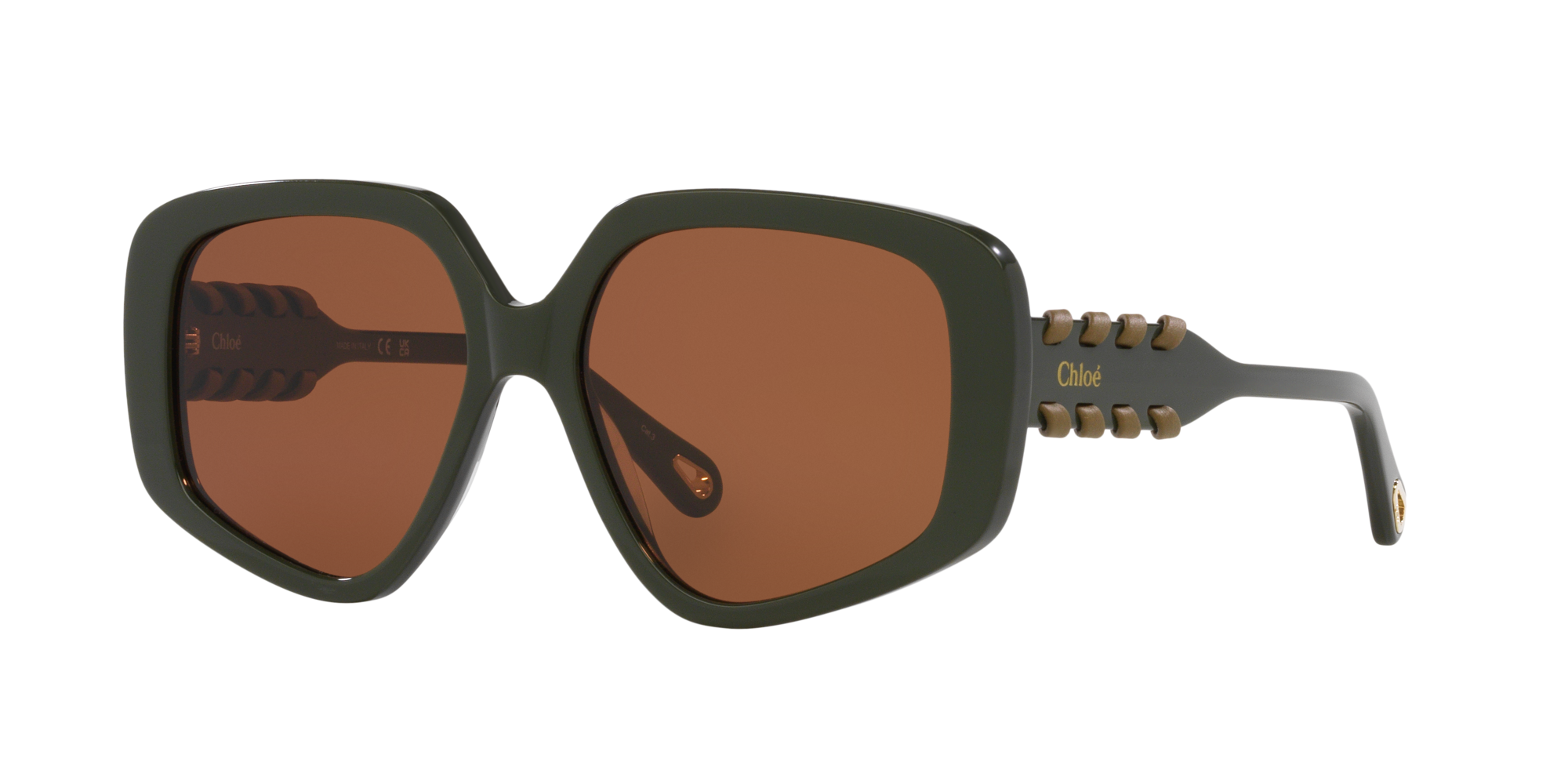 Chloé Woman Sunglass Ch0210s In Brown