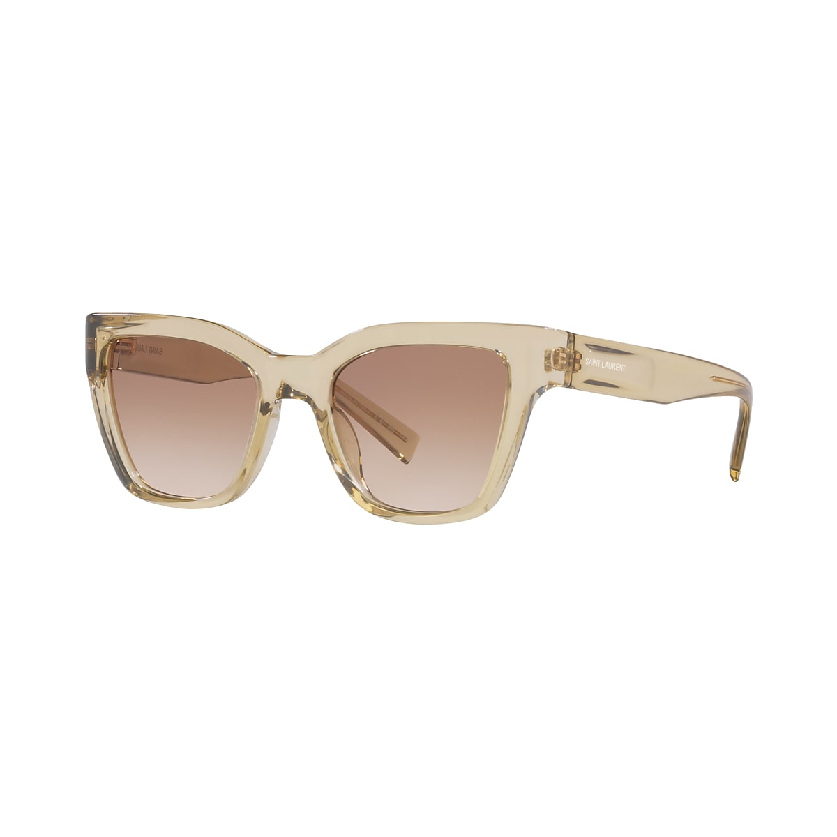 Saint Laurent SL 641 52 Brown & Yellow Sunglasses | Sunglass Hut