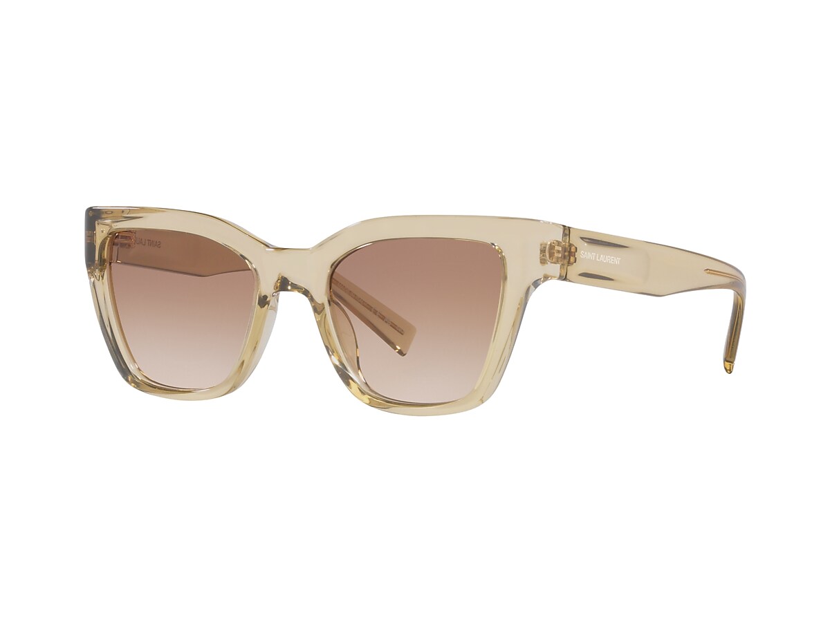 Saint Laurent SL 641 XS (52 - 20) with Brown lenses and