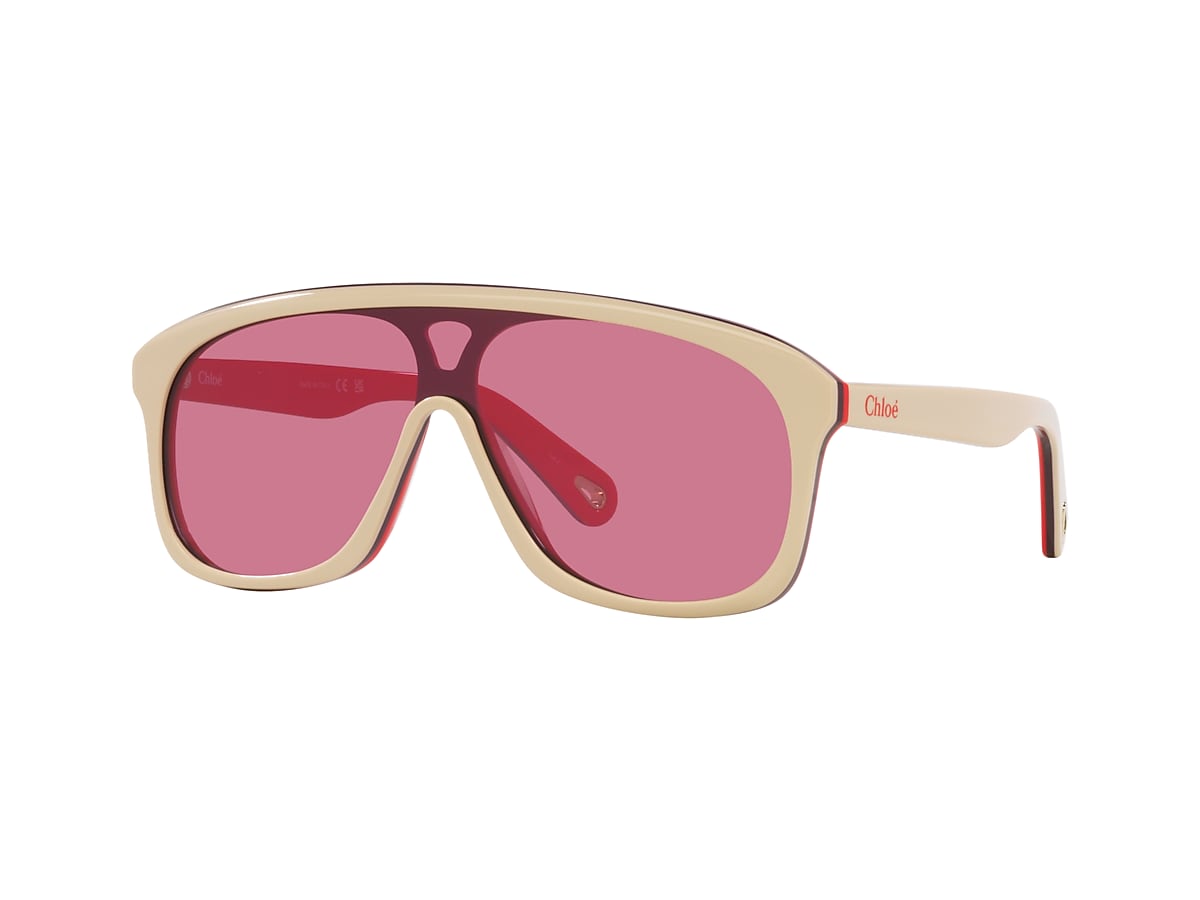 Chloé CH0212S 99 Pink & Ivory Sunglasses | Sunglass Hut USA