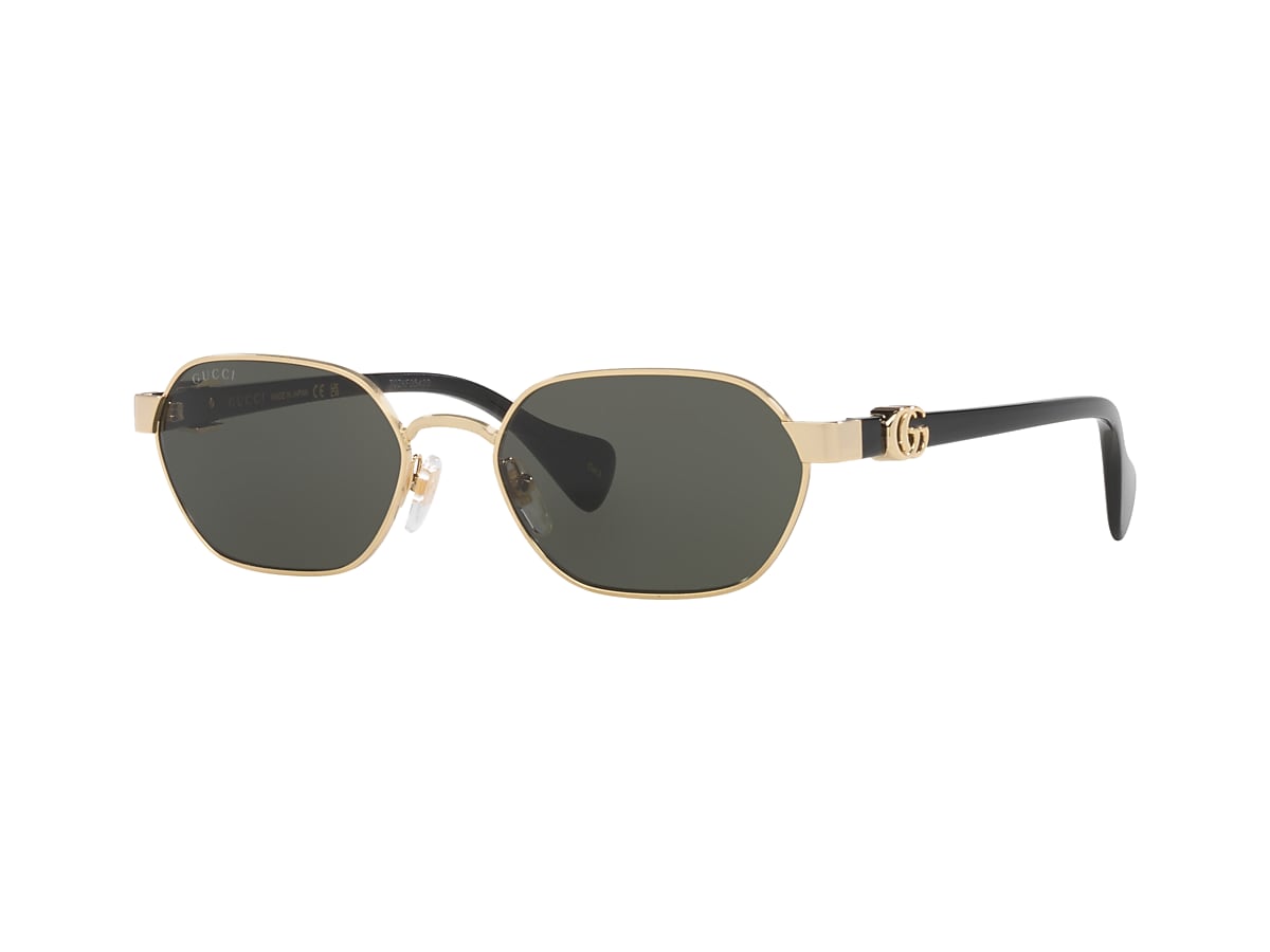 Gucci GG1593S L (56 - 18) with Grey lenses and Gold frame