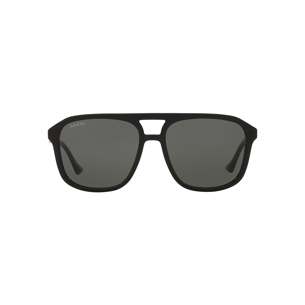 GUCCI GGミラノヘルト 802949AAD5L 1000 Gucci GG1494S M (57 - 17) with Grey lenses and Black frame
