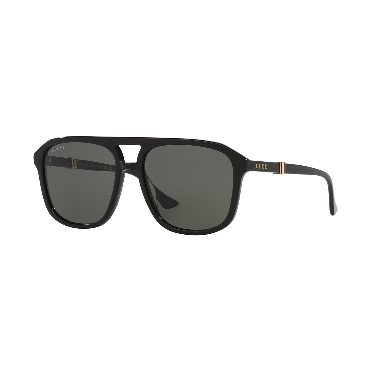 GUCCI - GUCCI グッチ ドレスシャツ 38(S位) 黒 【古着】【中古