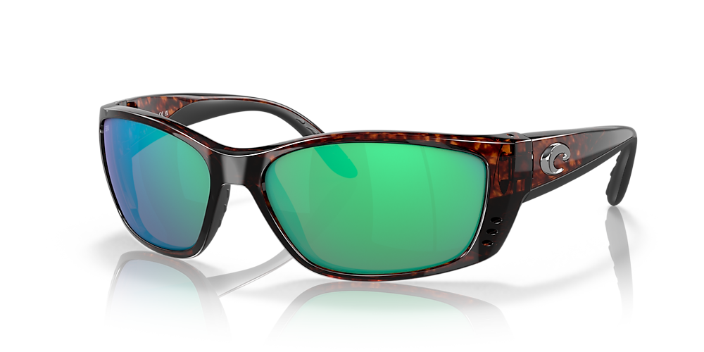 Costa Del Mar Tuna Alley Sunglasses - Tortoise/Green Mirror 580P