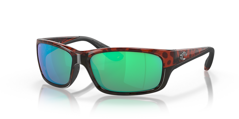 Costa 6S9023 Jose 62 Green Mirror & Tortoise Polarized Sunglasses