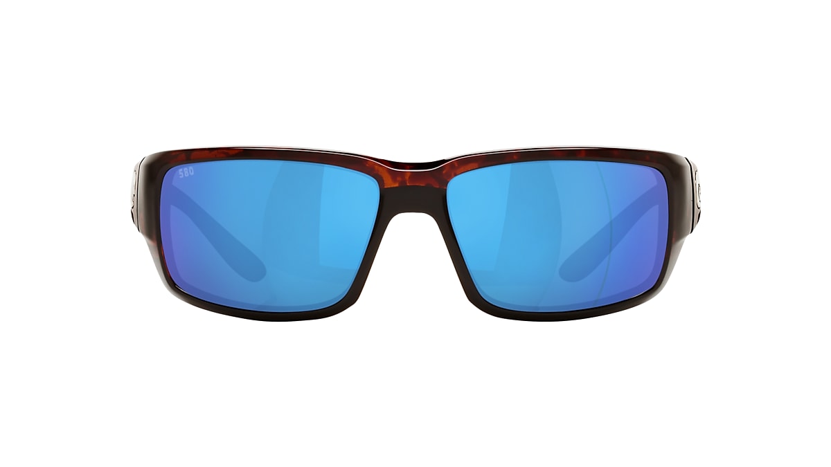 COSTA 6S9006 Fantail Tortoise - Sonnenbrille für Mann, Gläserfarbe: Blau  verspiegelt