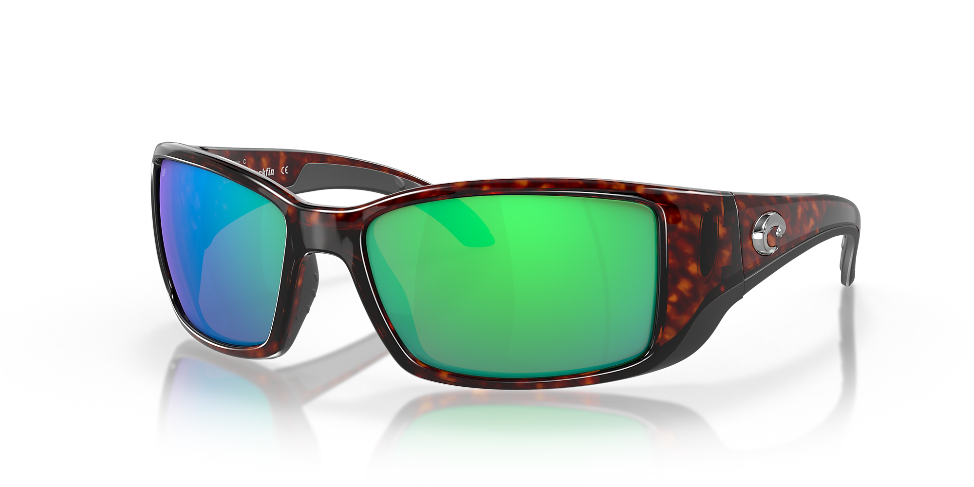 Costa 6S9014 Blackfin 62 Green Mirror & Tortoise Polarized Sunglasses Sunglass Hut USA