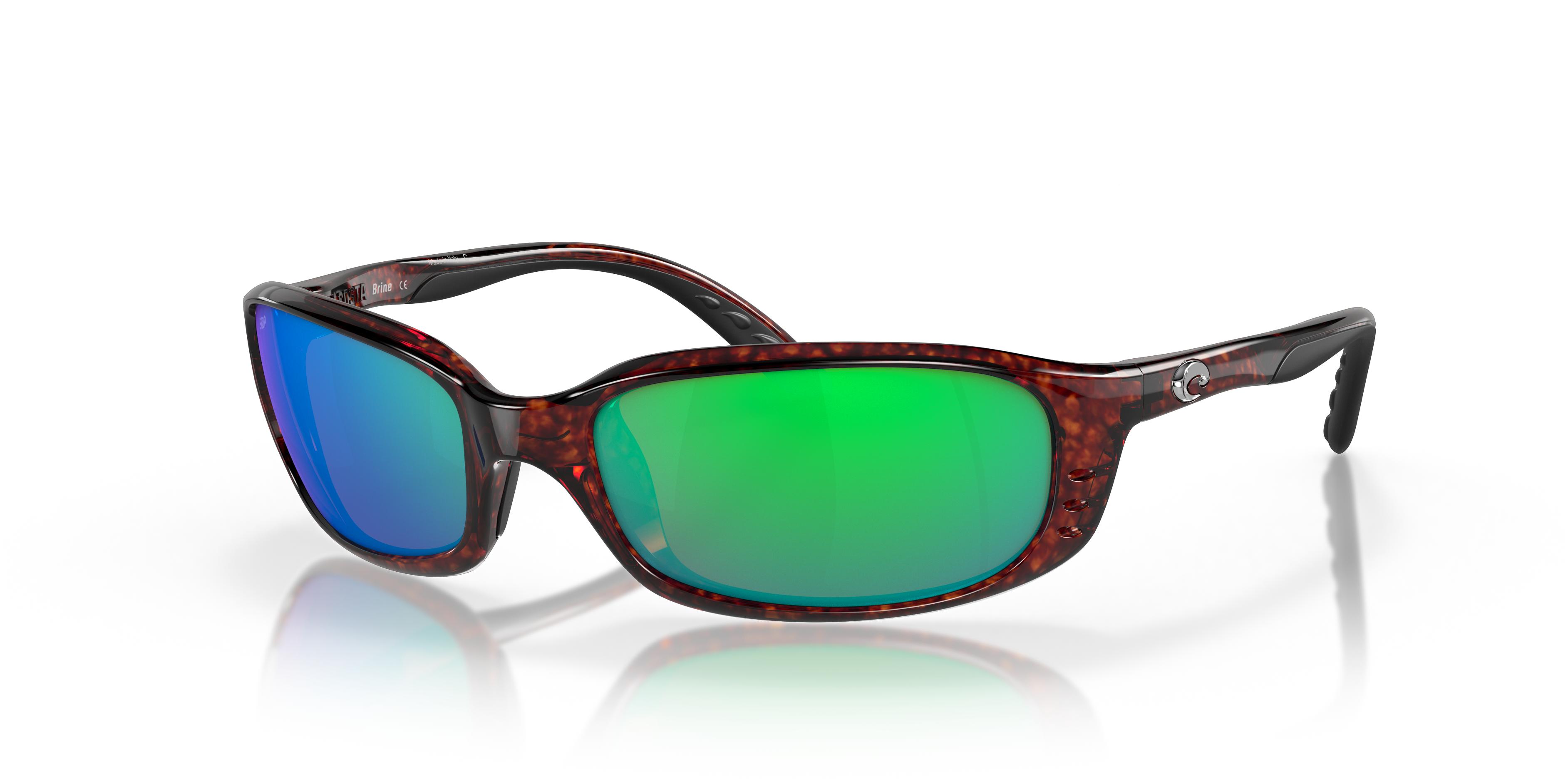 New Costa Del Mar Fishing Sunglasses RAFAEL Tortoise Green Mirror 580G Polarized 