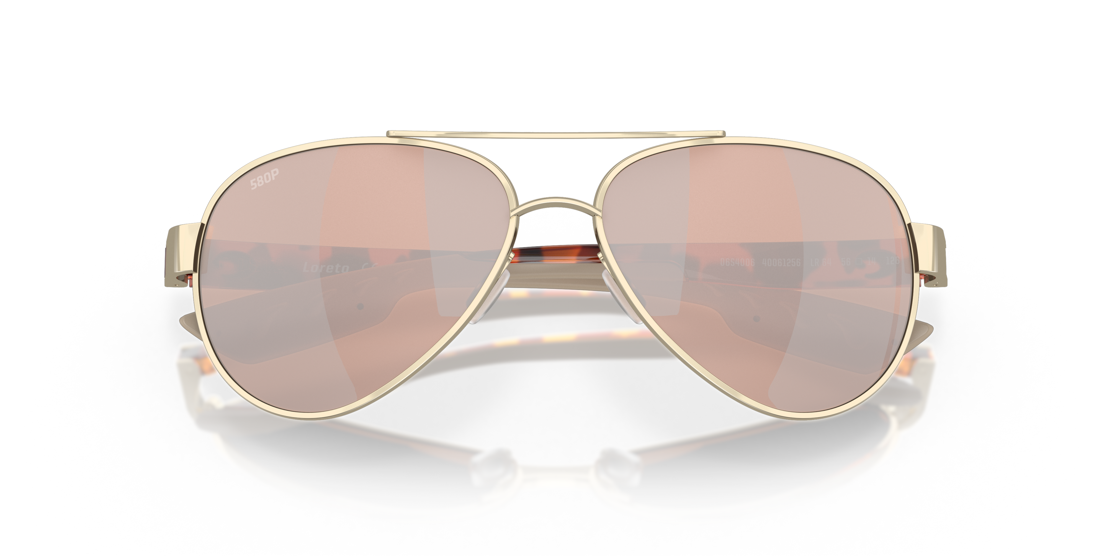 costa rose gold sunglasses