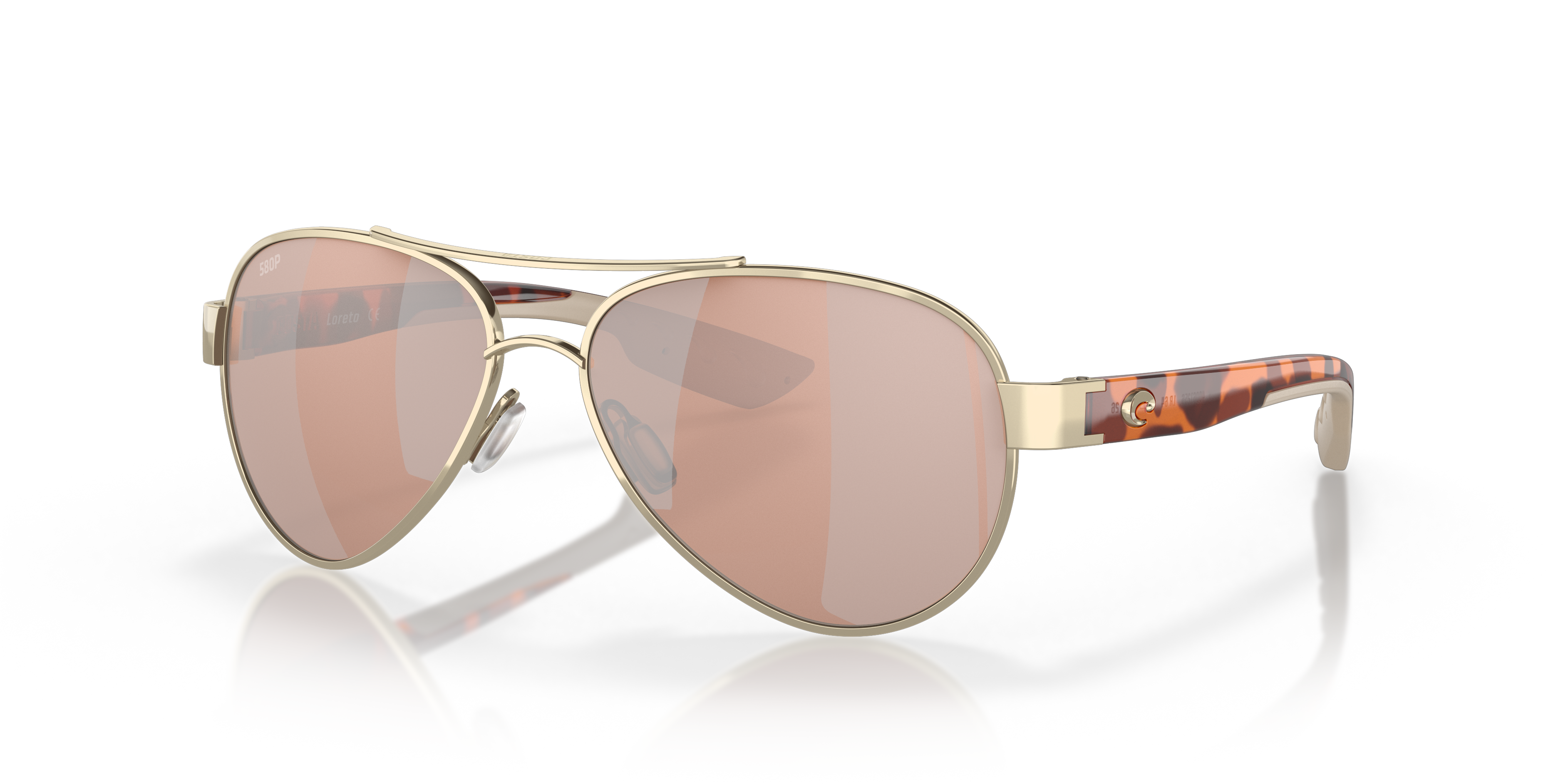 costa rose gold sunglasses