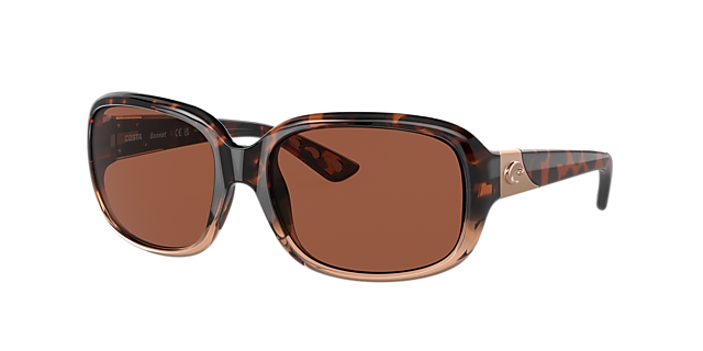 Costa 6S9041 Gannet 58 Copper & Shiny Tortoise Fade Polarized