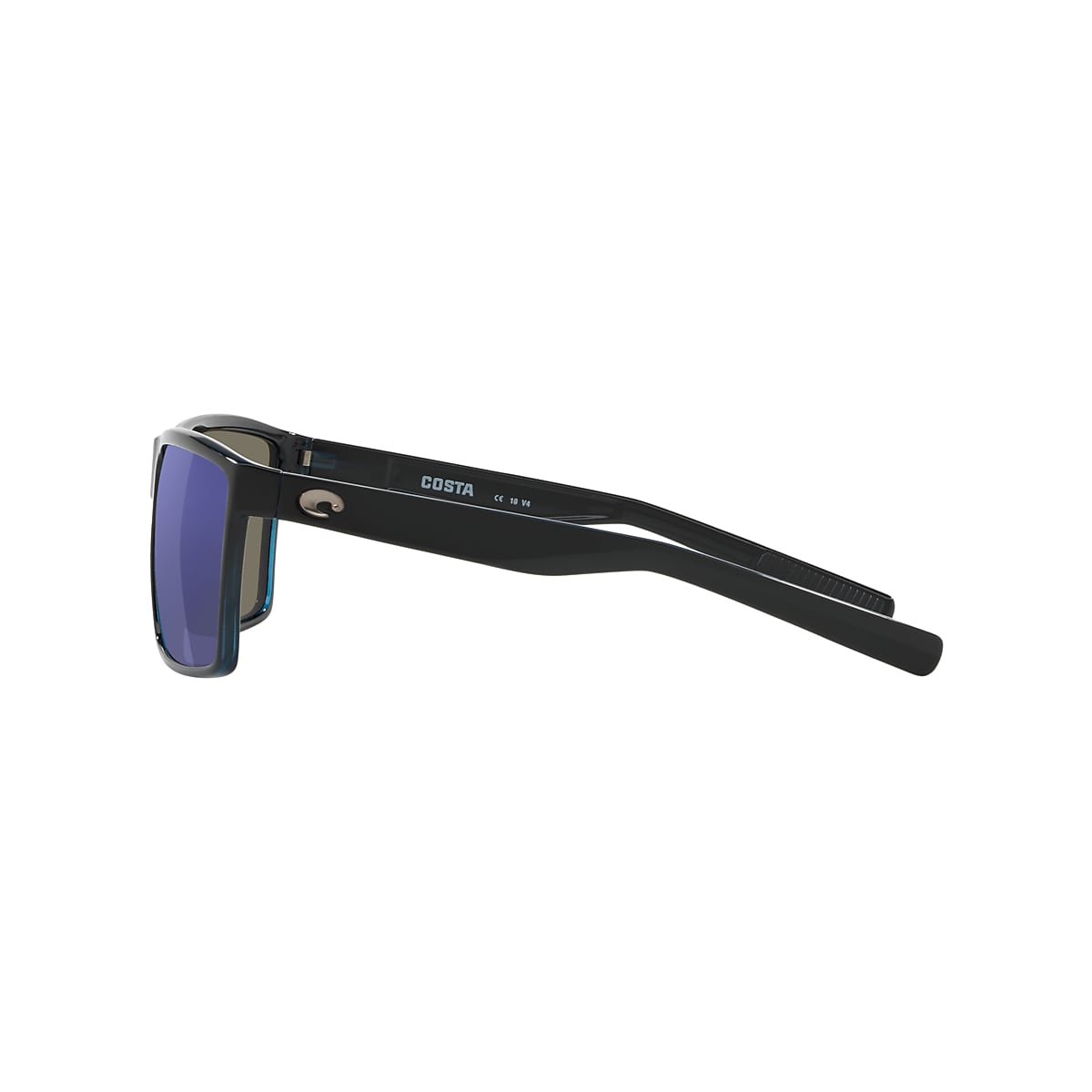 COSTA 6S9018 Rincon Shiny Black - Men Sunglasses, Blue Mirror Lens