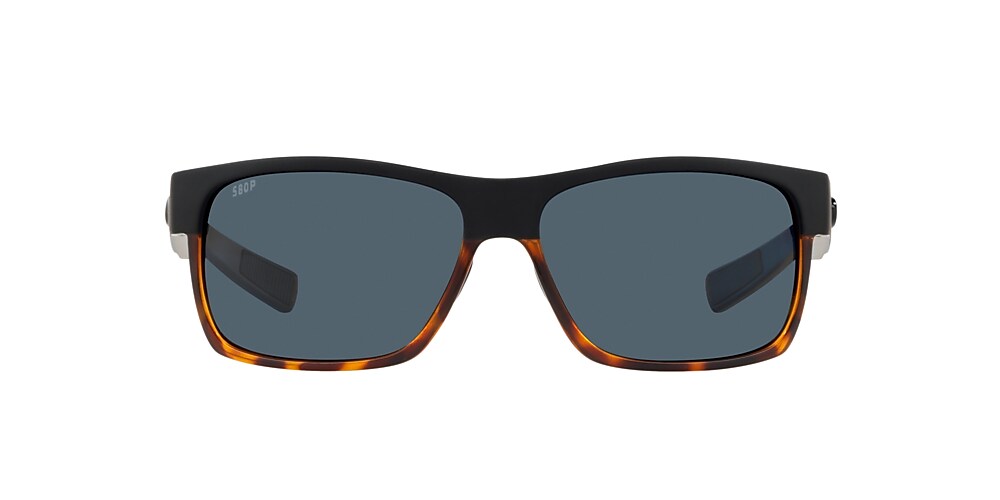 Costa 6S9026 Half Moon 60 Gray & Black/Shiny Tortoise Polarized 