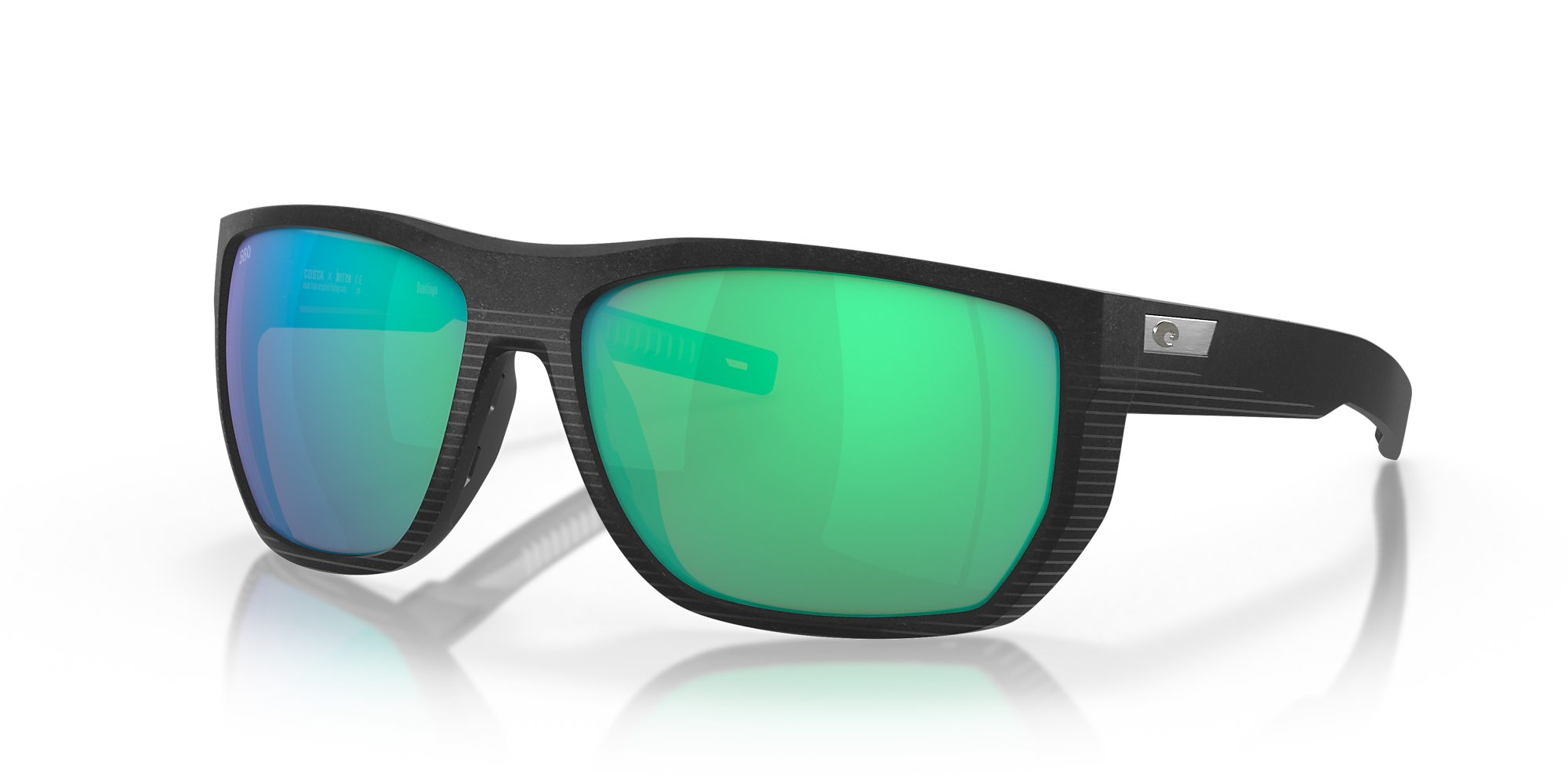 Costa 6s9085 Santiago 63 Green Mirror And Net Black Polarized Sunglasses Sunglass Hut Usa 