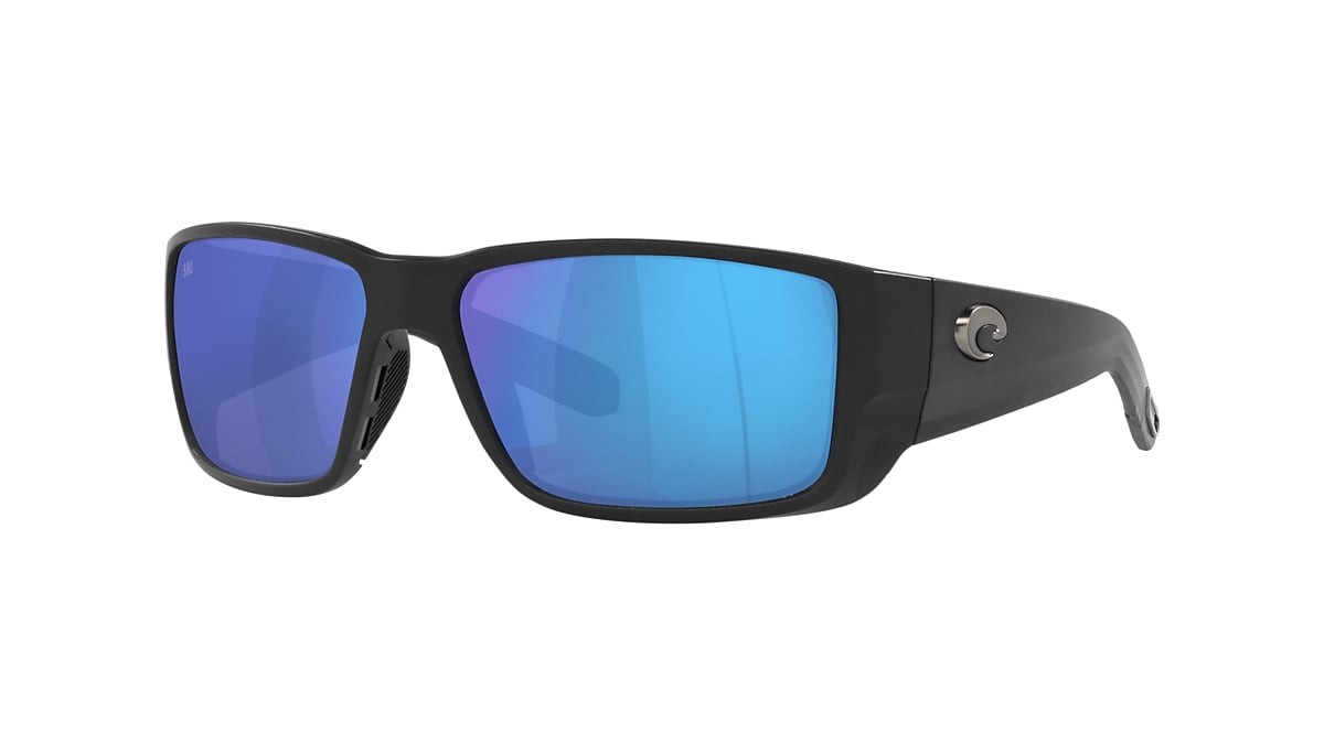 Costa Blackfin Pro Sunglasses Matte Black / Blue Mirror