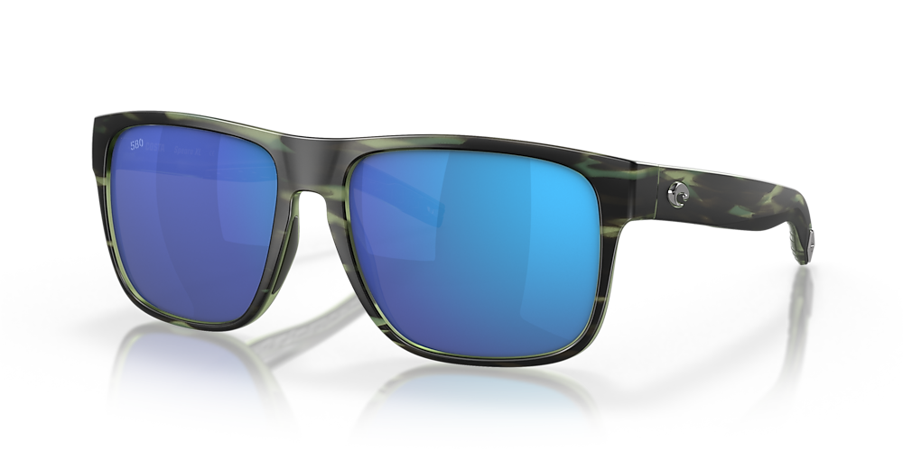 Costa 6S9013 Spearo XL 59 Blue Mirror & Matte Reef Polarized Sunglasses