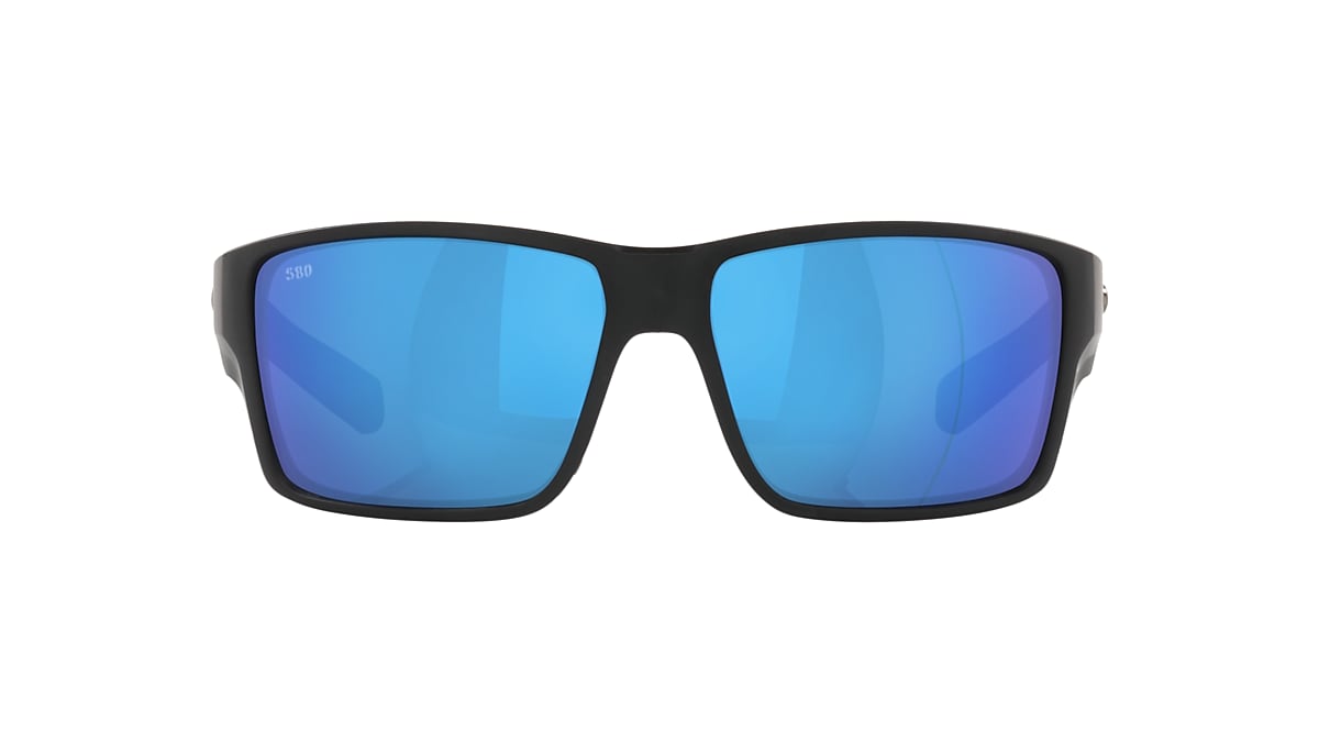Costa 6S9080 Reefton PRO 63 Blue Mirror & Matte Black Polarized Sunglasses