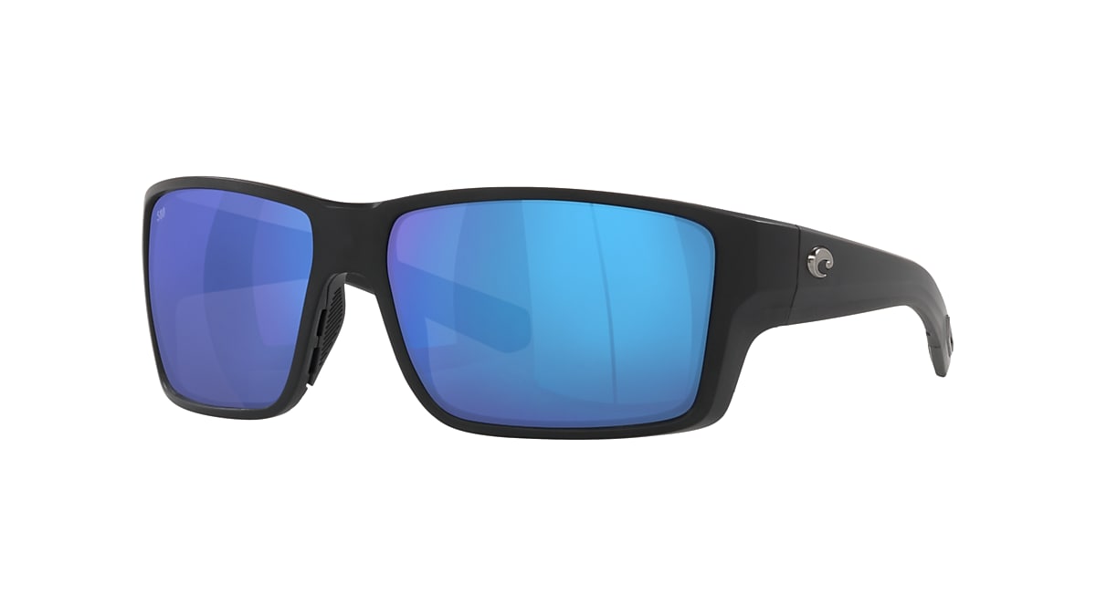 Costa Del Mar Reefton Pro Sunglasses Black Blue Mirror 580g