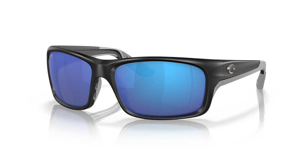 Costa 6S9106 Jose PRO 62 Blue Mirror & Matte Black Polarized Sunglasses