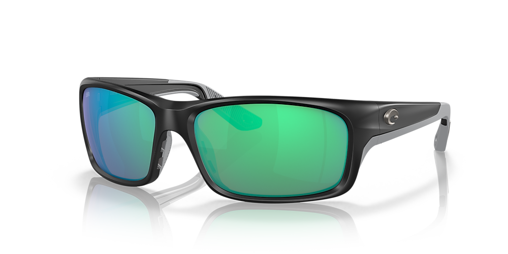 Costa 6S9106 Jose PRO 62 Green Mirror & Matte Black Polarised Sunglasses