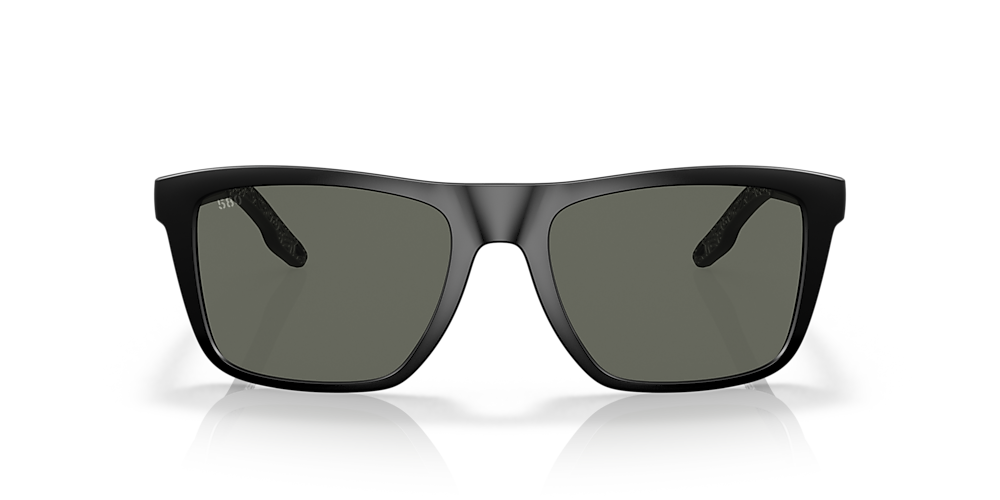 Costa 6S9107 Mainsail 55 Gray & Matte Black Polarized Sunglasses