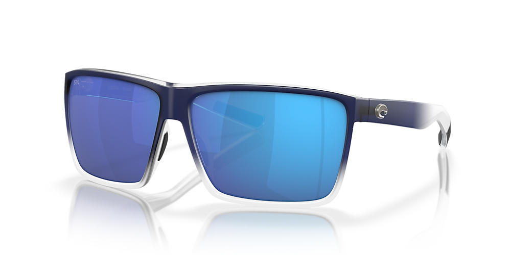 Costa 6S9018 Rincon 63 Blue Mirror & Matte Blue Fade Polarized Sunglasses