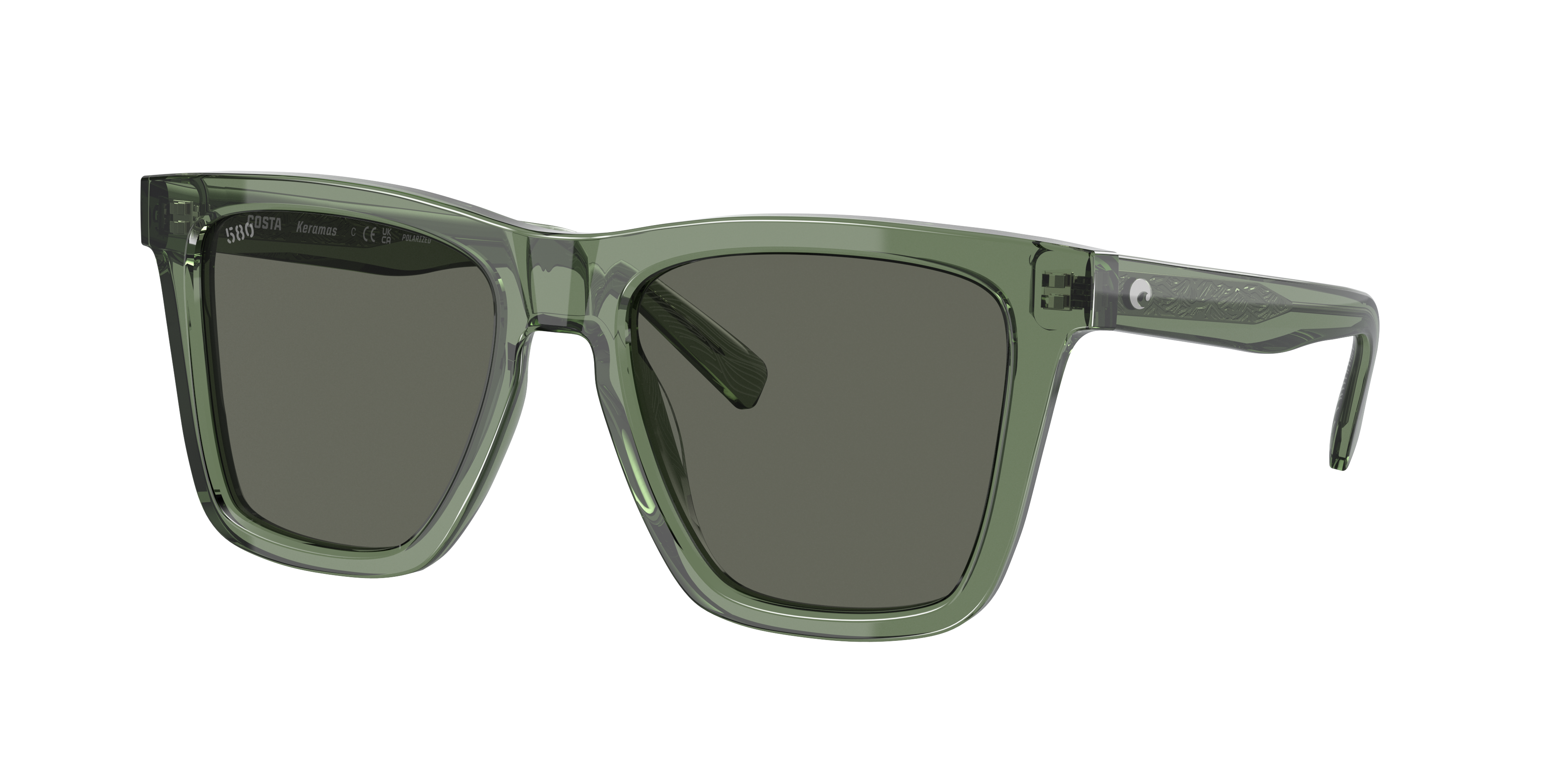 Shop Costa Man Sunglasses 6s2015 Keramas In Gray