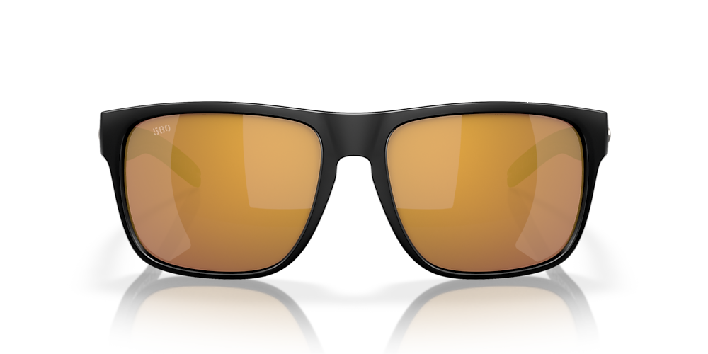 COSTA 6S9013 Spearo XL Matte Black - Man Sunglasses, Gold Mirror Lens